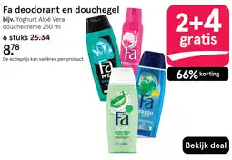 Etos Fa deodorant en douchegel aanbieding