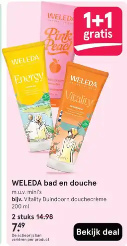 Etos weleda bad en douche aanbieding