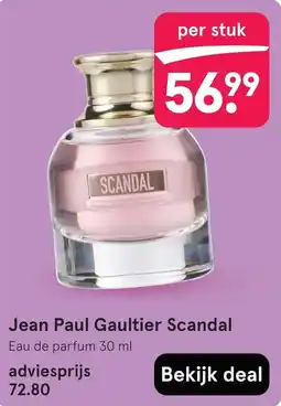 Etos Jean Paul Gaultier Scandal aanbieding