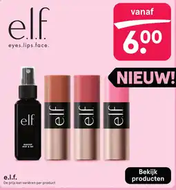Etos e.l.f. eyes.lips.face. aanbieding