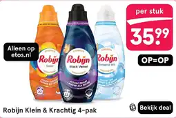 Etos Robijn Klein & Krachtig 4-pak aanbieding