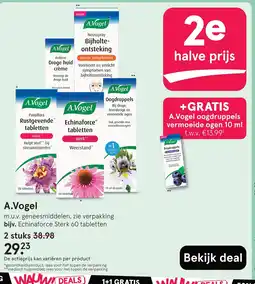 Etos A.Vogel Echinaforce Sterk 60 tabletten aanbieding