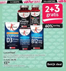 Etos Lucovitaal Super Visolie Omega 3 aanbieding