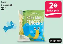Etos sore baby mais fingers aanbieding