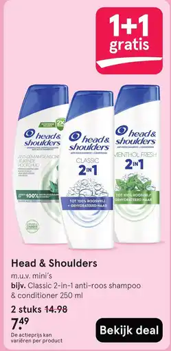 Etos Head & Shoulders aanbieding