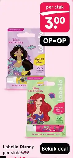 Etos Labello Disney aanbieding