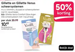 Etos Gillette en Gillette Venus scheersystemen aanbieding