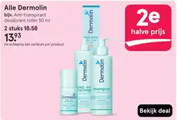 Etos Dermolin Anti-transpirant deodorant roller 50 ml aanbieding