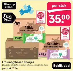 Etos Etos megaboxen doekjes aanbieding