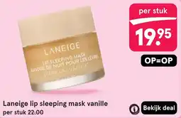 Etos Laneige lip sleeping mask vanille aanbieding