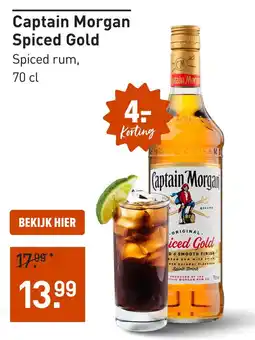 Gall & Gall Captain Morgan Spiced Gold aanbieding