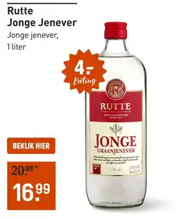 Gall & Gall Rutte Jonge Jenever aanbieding