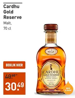 Gall & Gall Cardhu Gold Reserve aanbieding
