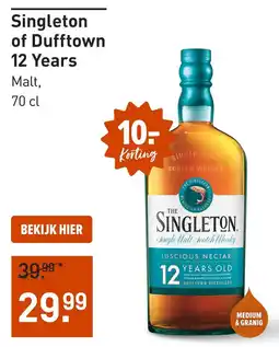 Gall & Gall singleton of dufftown 12 years aanbieding