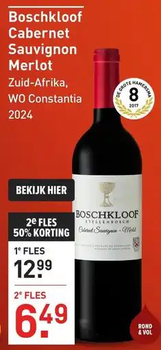 Gall & Gall Boschkloof Cabernet Sauvignon Merlot aanbieding