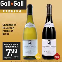 Gall & Gall Chapoutier Rousillon rouge of blanc aanbieding