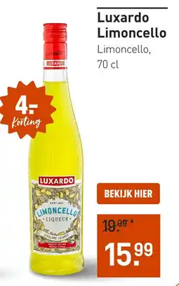 Gall & Gall Luxardo Limoncello aanbieding