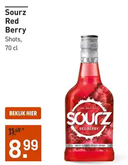 Gall & Gall Sourz Red Berry Shots aanbieding