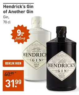 Gall & Gall Hendrick's Gin of Another Gin aanbieding