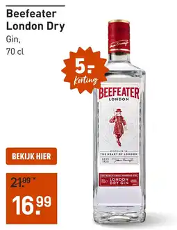 Gall & Gall Beefeater London Dry aanbieding