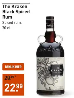 Gall & Gall The Kraken Black Spiced Rum aanbieding