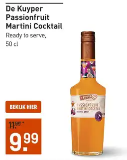 Gall & Gall De Kuyper Passionfruit Martini Cocktail aanbieding