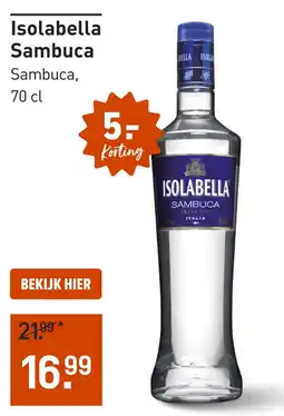 Gall & Gall Isolabella Sambuca aanbieding