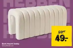 Xenos Bank Naomi teddy aanbieding