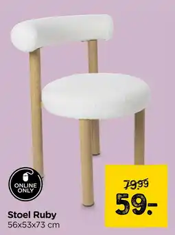 Xenos Stoel Ruby aanbieding