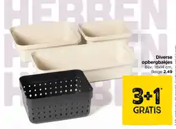 Xenos Diverse opbergbakjes aanbieding