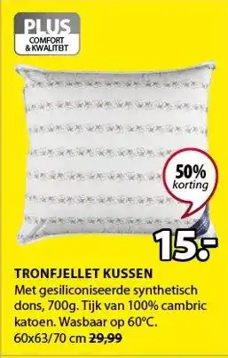 Jysk Tronfjellet kussen aanbieding