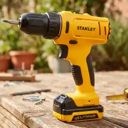 Action Stanley accu-boor-/schroefmachine SCD12 aanbieding