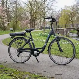 Action Elektrische fiets - zwart aanbieding