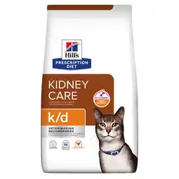 Zooplus Hill's Prescription Diet k/d Kidney Care Kattenvoer met Kip - Dubbelpak 2 x 3 kg aanbieding