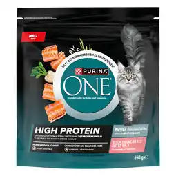 Zooplus 50% korting! 2 x Purina One natvoer voor katten - Zalm High Protein (2 x 650 g) aanbieding