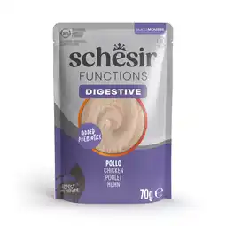 Zooplus Voordeelpak: Schesir Functions Mousse 24 x 70 g - Digestive Kip aanbieding