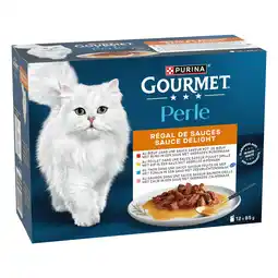 Zooplus 4 + 1 gratis! Gourmet Perle natvoer voor katten - Verwennerij in Saus (60 x 85 g) aanbieding