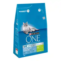 Zooplus 50 % korting! 2 x Purina One droogvoer voor katten - Gesteriliseerde Kalkoen, Tarwe 2 x 3 kg aanbieding