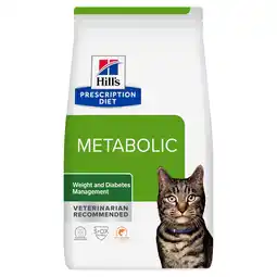 Zooplus 3 kg Hill's Prescription Diet Metabolic met zalm droogvoer voor katten aanbieding
