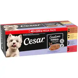 Zooplus Cesar Portiezakjes in Gelei Senior 8+ - 40 x 100 g aanbieding