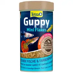 Zooplus 250ml Tetra Guppy Mini Flakes Fischfutter aanbieding