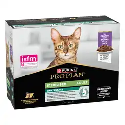 Zooplus 50% Korting! 2 x Purina Pro Plan natvoer voor katten - Sterilised Adult Maintenance Eend (20 x 85 g) aanbieding