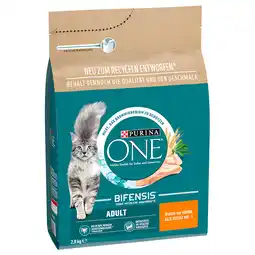 Zooplus 50 % korting! 2 x Purina One droogvoer voor katten - Adult kip & volkoren granen (2 x 2,8 kg) aanbieding