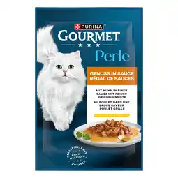 Zooplus 50% Korting! 2 x 26 x 85 g Gourmet Perle natvoer voor katten 52 x 85 g - Kip in Saus 2 x (26 x 85 g) aanbieding