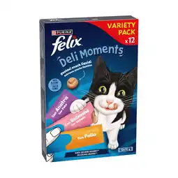 Zooplus 12x 10g Felix Deli Moments Multipack kattensnacks aanbieding