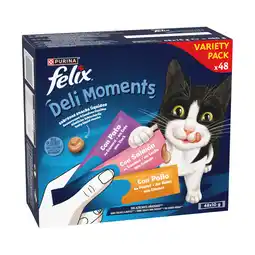 Zooplus 48x 10g Felix Deli Moments Multipack Kattensnoepjes aanbieding