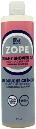 De Online Drogist The Good Brand Zope Showergel Green Tea & Birch Sap aanbieding