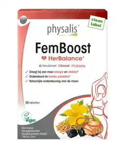 De Online Drogist Physalis FemBoost Tabletten aanbieding