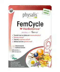 De Online Drogist Physalis FemCycle Tabletten + Capsules aanbieding