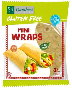 De Online Drogist Damhert Mini Wraps Glutenvrij aanbieding